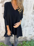 TRICIA | COMFORTABLE V-NECK LONG SLEEVE SWEATER