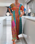 ADDISON | COLORFUL BOHEMIAN DRESS