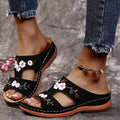 BLOSSOM | FLORAL ORTHOPEDIC SLIDE SANDALS
