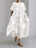 Amanda | Elegant Loose Round Neck Dress