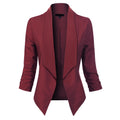 Beverly | Draped Open-Front Blazer