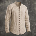 Gregory | Band Collar Casual Shirt