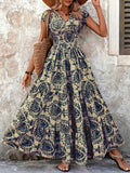 Mirabel | Bohemian Tiered Maxi Dress