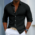 Vincent | Textured Long-Sleeve Shirt