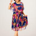 BROOKLYN | COMFORTABLE PLUS SIZE CHIFFON DRESS