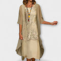 Rachael | Elegant Oversized Mid Sleeve Dress