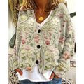 Hazel | Floral Open-Front Cardigan