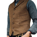 Gerard | Herringbone Tailored Waistcoat